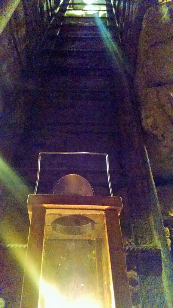 View of the Ladder into the Cēsis Castle Dungeon