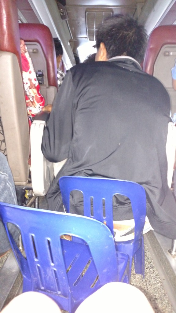 Sitting on the Floor, On my Way to Thailand