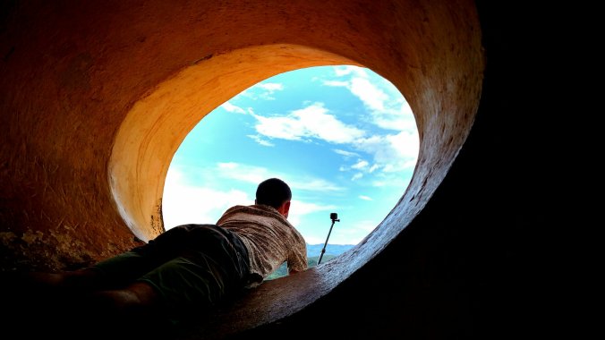 Looking out through a GoPro Lens